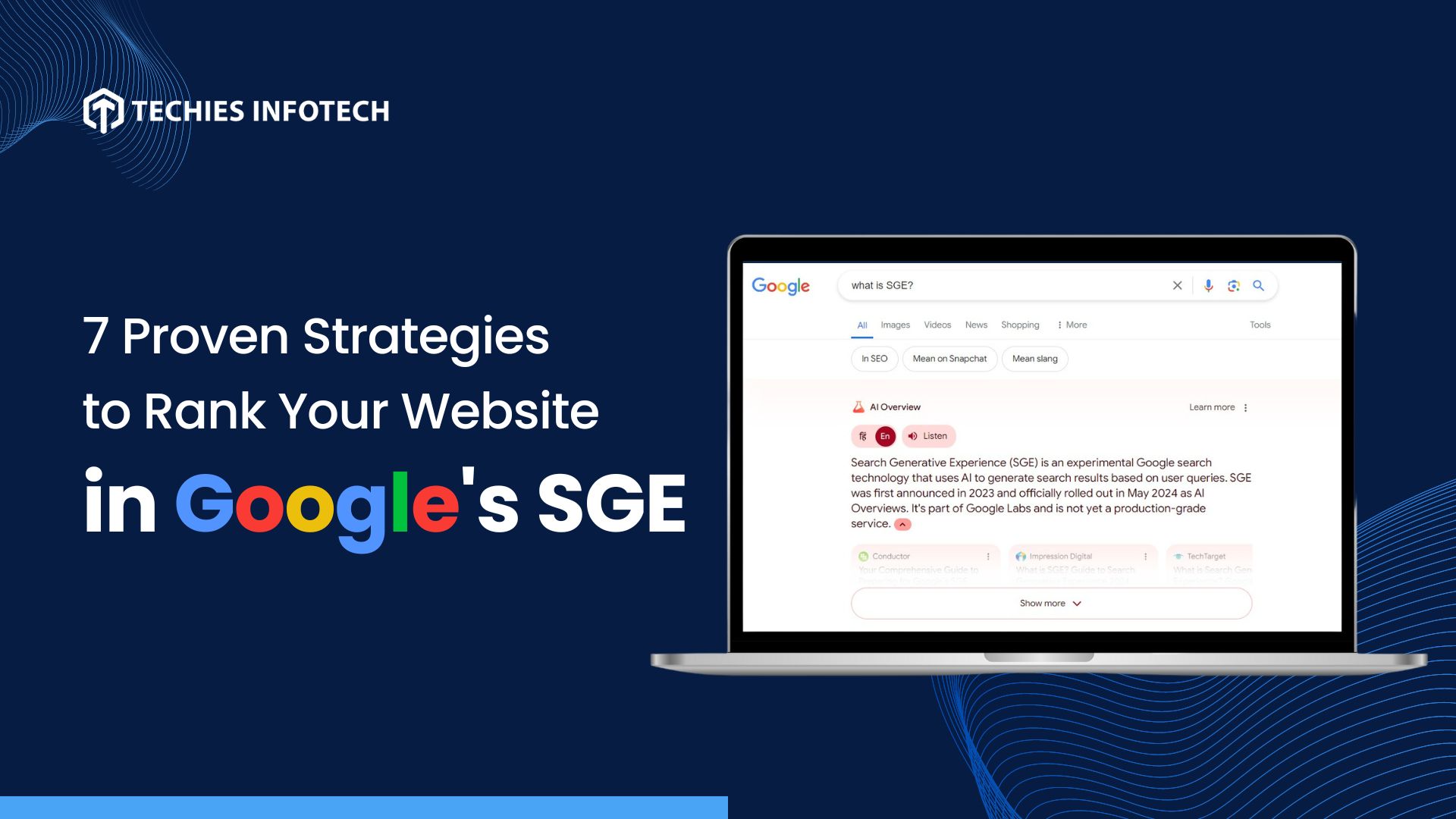 how to rank your website on Google's SGE